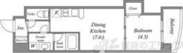 ルクレ新大阪レジデンスの物件間取画像